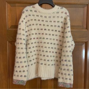 Zara Knitwear Fancy Collection metallic multicolor sweater